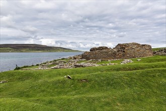 Ruins of an Iron Age settlement on the coast