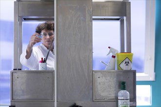 Technician working in a laboratory