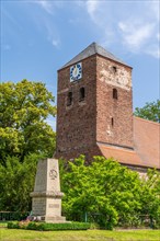 Village church in Radewege