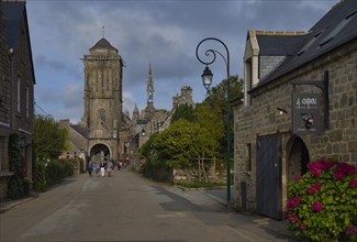 Village entrance with view of Saint-Ronan church