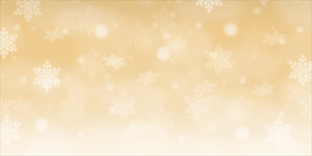 Christmas Background Christmas Card Banner Gold with Text Free Space Copyspace