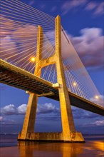 Lisbon Bridge Ponte Vasco da Gama over River Tagus Travel Travel City in Lisbon