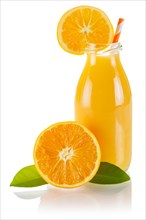 Orange juice Orange drink in a bottle exempted exempt isolated
