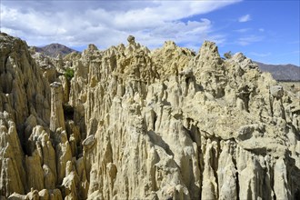 Bizarre rock formations in the Valle de la Luna