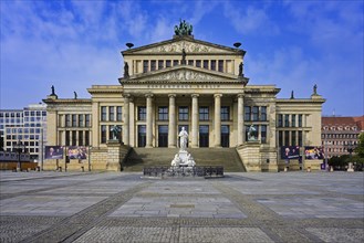 Konzerthaus Berlin Concert Hall and Schiller monument