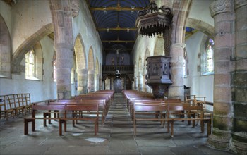 Interior with pulpit