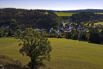 View of the village of Deifeld in the town of Medebach