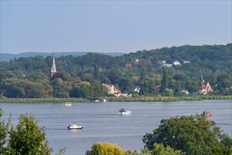 View from Wachtelberg across the Havel to Geltow