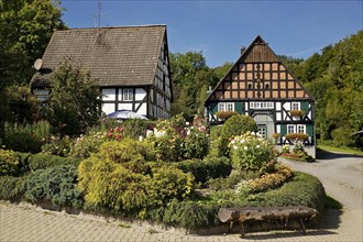 The beautiful Fresenhof with its farm garden in the Titmaringhausen district of Medebach