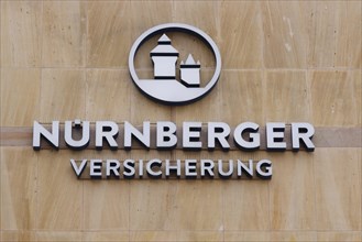 House facade with logo Nuernberger Versicherung