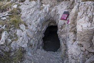 Old war tunnel on Monte Castellaz