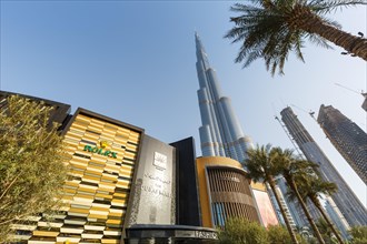 Dubai Mall Luxury Shopping with Burj Khalifa in Dubai
