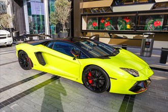 Lamborghini Aventador Luxury Car Wagon at Dubai Mall in Dubai