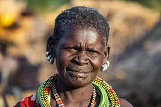 Older woman from the Toposa tribe
