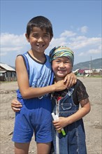 Buryat children