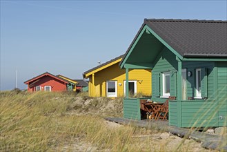Bungalows in the dune village