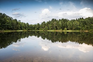Lake with water reflection