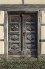 Historical door of the village museum