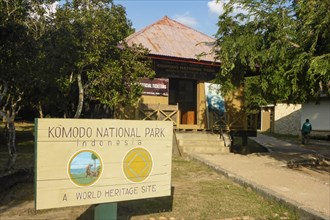 Tourist Information Board Komodo National Park