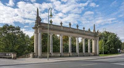 The Colonnades at the Glienicke Bridge in Berlin Wannsee