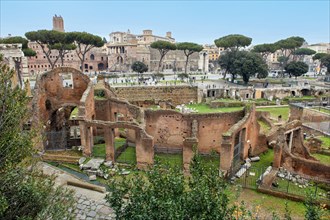 View of ruins of Caesar's Forum