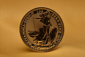 Physical Gold Coin 1 oz Britannia obverse
