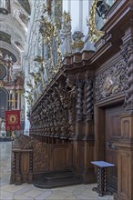 Choir stalls of the Collegiate Basilica