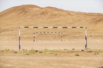 Soccer field on the Historical excavation site of Balawat