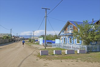 Typical sand road in Khuzhir