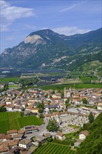 View over the Adige Valley with Salurn