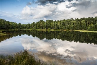 Lake with water reflection