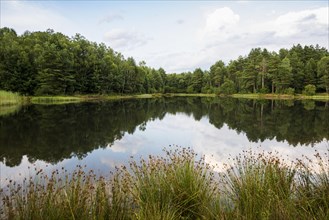 Lake with water reflection