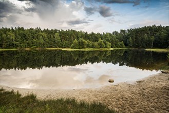 Lake with water reflection