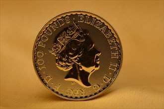 Physical Gold Coin 1 oz Britannia Reverse Queen Elizabeth II