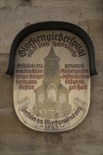 Information board at the former Glockengiesserspital