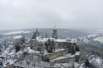 Braunfels Castle in winter