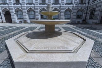 Fountain with Bible verses