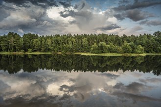 Lake with water reflection
