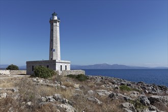 Octagonal lighthouse on the islet of Kranai
