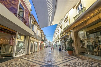 Main commercial promenade in the old town of Faro