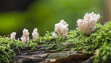 Coral fungus on deadwood