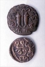 Madurai Visvanatha Nayak copper coin