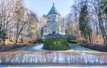 Winter votive chapel in Berg Castle Park