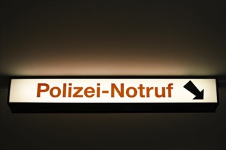 Signpost Police Emergency Call