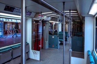 Modern compartments of the Berlin S-Bahn
