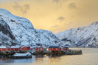 Red fishermen's houses