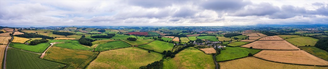 Panorama of Fields and Meadows