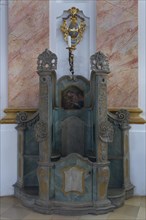 Confessional in the Dreifaltigkeitskirche Kappl
