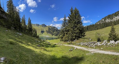 Panorama Oberstockesee on the Stockhorn