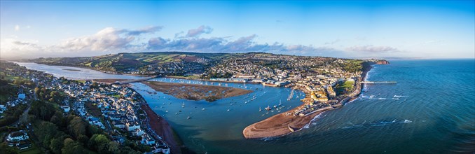 Panorama over River Teign
